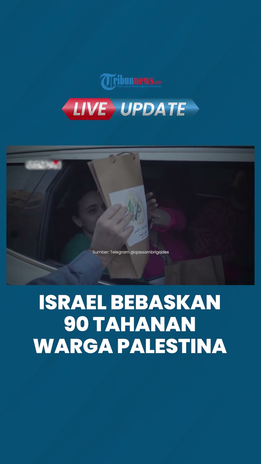 Israel Bebaskan 90 Tahanan Palestina dari Penjara Ofer Yesrusalem: Disambut Warga di Tepi Barat