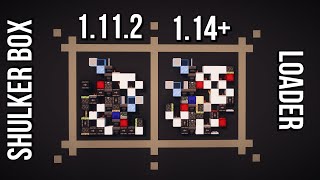 100% Reliable Shulker Box Loaders with Item Filter [1-wide Tileable]