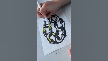 Is this the MOST satisfying craft? 🤔💚 #art #linocut #painting #satisfying #printmaking #carving