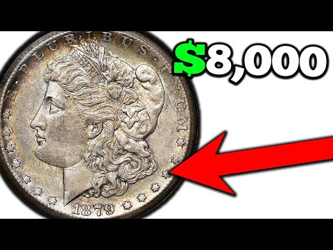 SUPER RARE 1879 Silver Morgan Dollar Coins Worth A LOT of Money!