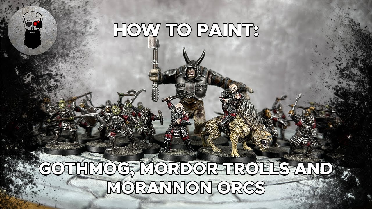 Contrast+ How to Paint: Gothmog, Mordor Trolls and Morannon Orcs - YouTube