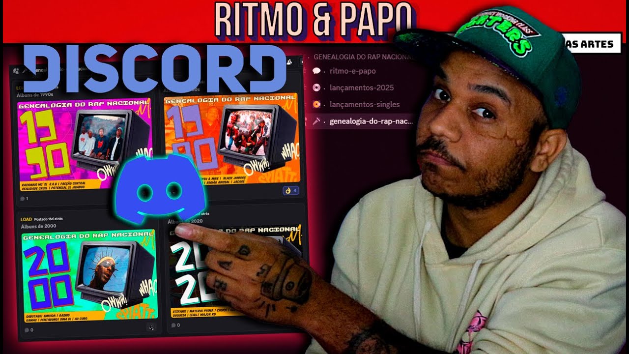 O MELHOR DISCORD PRA QUEM GOSTA DE HIP HOP! 😎📀