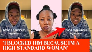 HIGH STANDARD WOMAN BLOCKS OFF POTENTIAL SUITOR BECAUSE OF THIS ☝