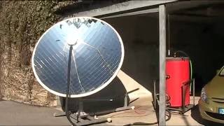 concentratore solare acqua