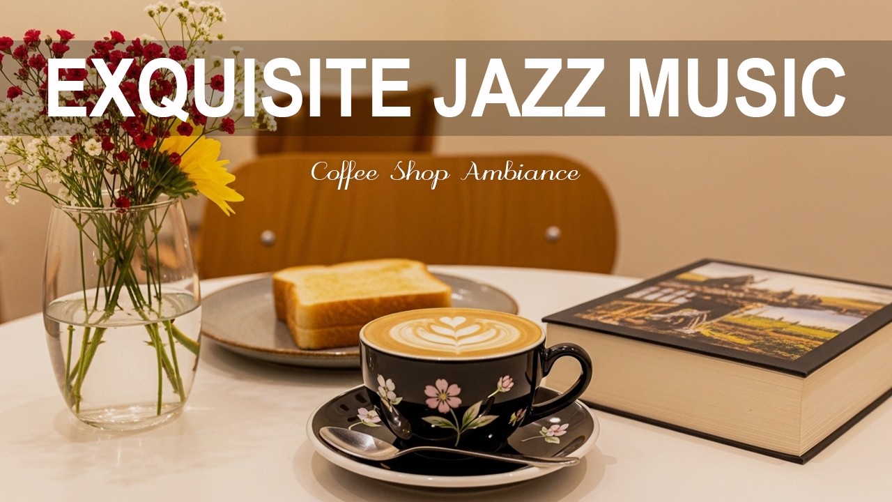 Exquisite Jazz Music ☕ Positive Bossa Nova Coffee Ambience for Study, Focus & Good Mood.