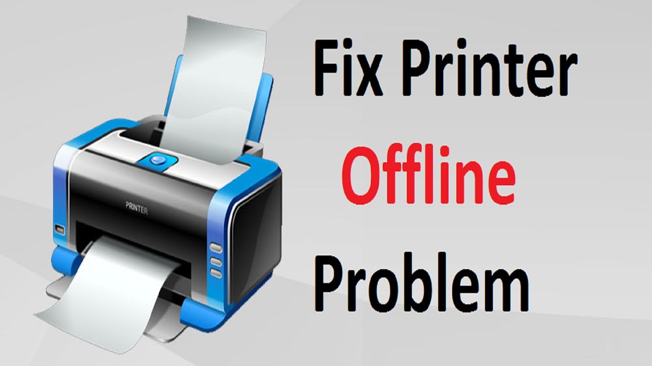 Printer Offline Problem!! Windows - Howtosolveit - YouTube