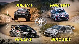 Rally 1 vs WRC 2027 vs Rally2 vs WRC 2017🇯🇵 Toyota COMPARISON!
