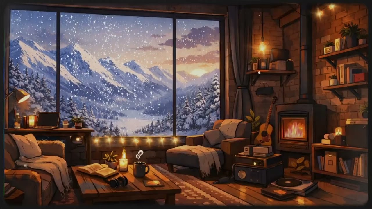 Cozy Winter LoFi Vibes - Relaxing Music For Studying Or Chilling