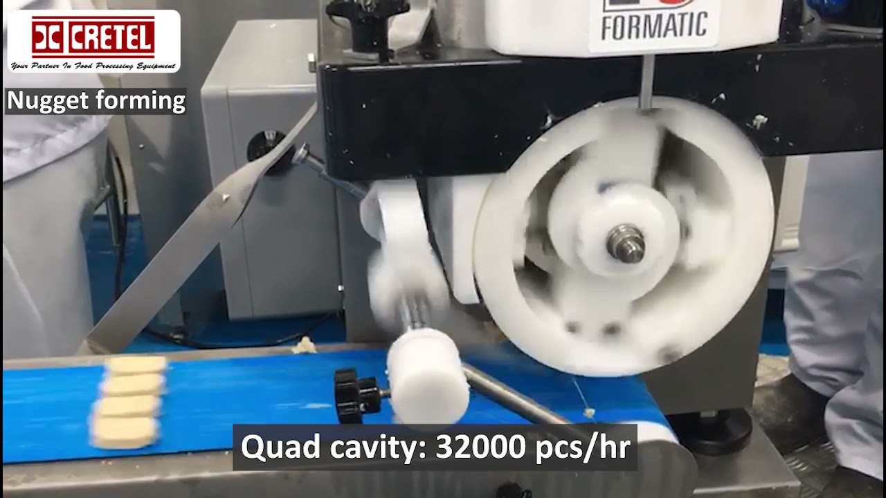Deighton Formatic R4000/180, Food forming machine - YouTube