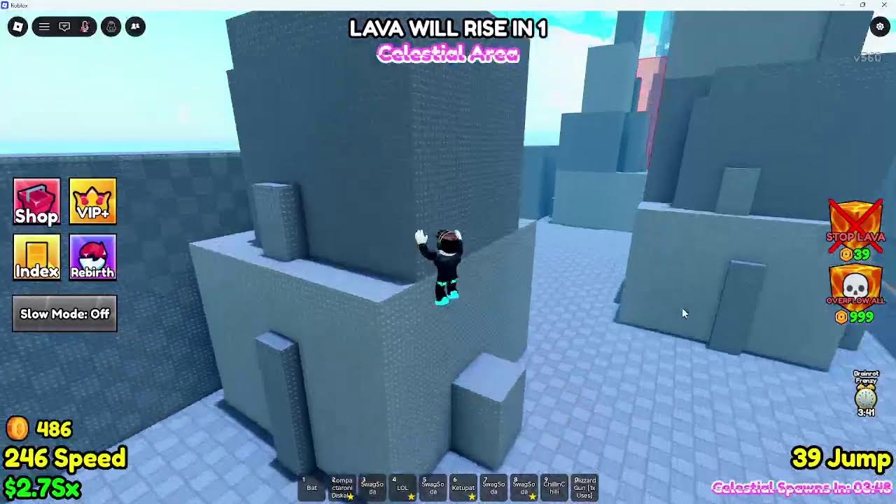 playing surive lava for brainrots