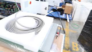 how to install max laser source and water chiller  2