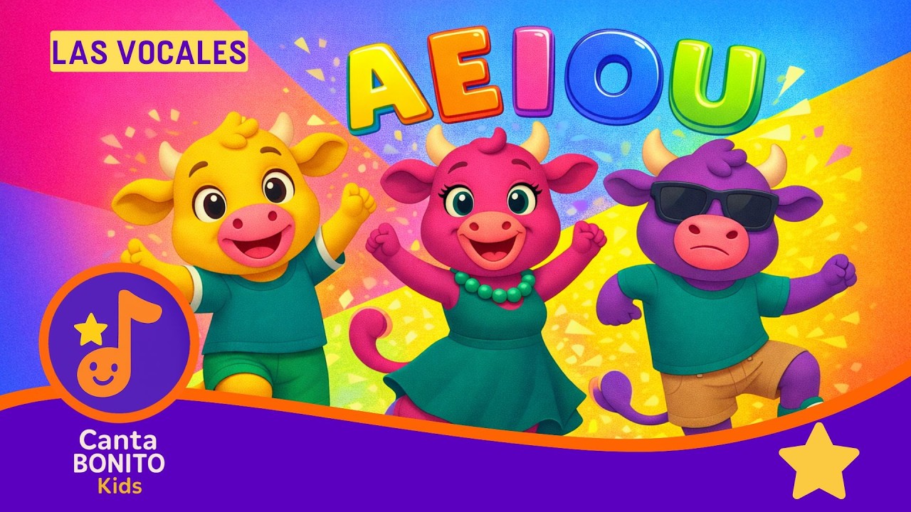 Las Vocales - CANTA BONITO Kids - Canciones Infantiles