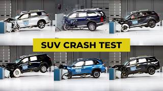 Crash Test Compilation 7 Suv  Frontal Impact Comparison