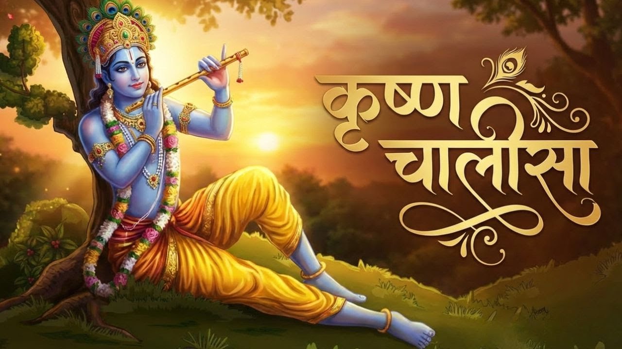 Shri Krishna Chalisa Full Lyrics | कृष्ण चालीसा | Powerful Krishna Bhajan | Bansidhar Murari 2026