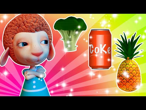 ¿Qué Comida es saludable? | Dibujos animados para niños | Dolly y Amigos