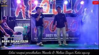 Lagu Lampung Live panggung DANG SALAH PILIH cipt. Edi Pulampas cover Candra hasimura & Heddyy pualam