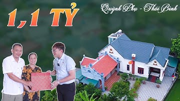 MẪU NHÀ Cấp 4 MÁI THÁI Xây Dựng 3 Năm Vẫn ĐẸP NHƯ MỚI Chi Phí 1.1 Tỷ Tại Quỳnh Phụ, Thái Bình