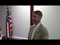 Congressman Rob Wittman speaks in Manassas