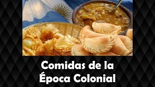 Comidas de la época colonial - YouTube
