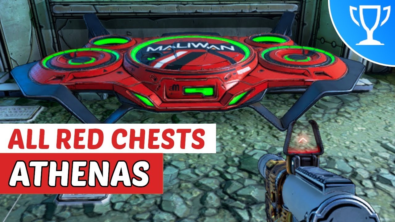 Borderlands 3 - Red Chest Locations Athenas - YouTube