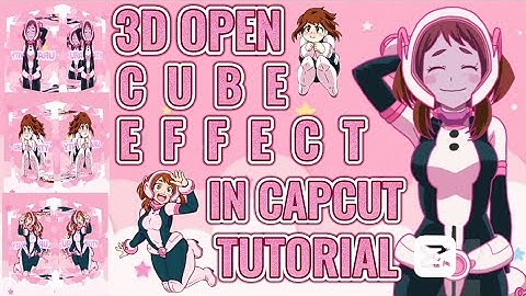 3D OPEN CUBE EFFECT IN CapCut TUTORIAL || Miss CIE