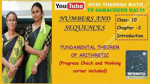 10th Maths _ Samacheer kalvi _ Fundamental theorem of Arithmetic - Introduction, P.C_T.C(Pg. 44, 45)