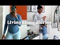 Living alone diaries a few days in my life transitioning from wig to braids fail