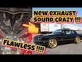 MY NEW CUSTOM EXHAUST SOUNDS CRAZY IN MY 1987 MONTE CARLO!!!