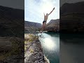 diving off a cliff or platform - the difference  #shorts