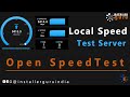 Diy network speed test how to set up your own local speed test server with open speed test 