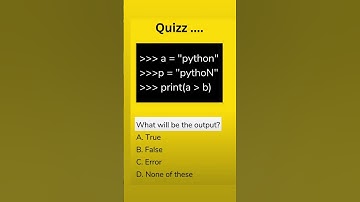 😱 Python String Comparison Trick You Never Knew! | Python Quiz Challenge 🧠💻 #python