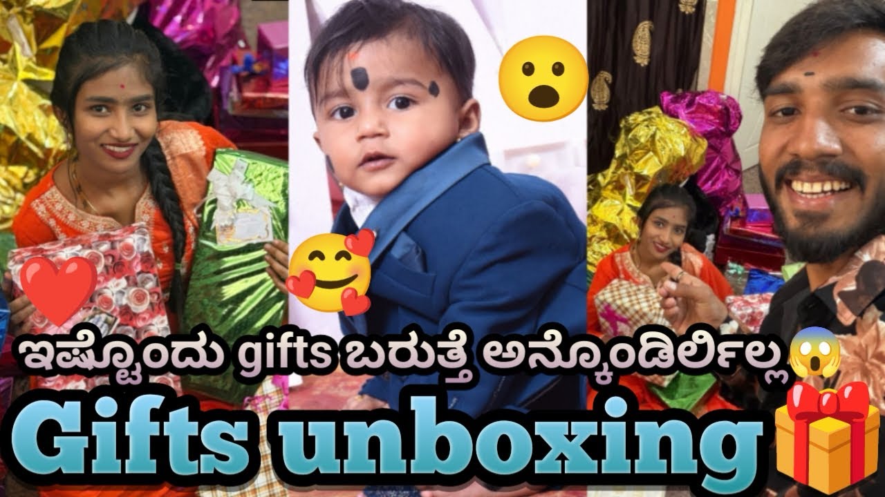 Gifts unboxing😍🥰❤️☺️🙈👌😘