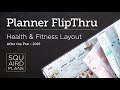 My 2019 Health Planner Flip Through :: After the Pen :: Classic Happy Planner :: Squaird Plans