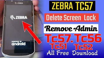 How to get to Recovery Hard Reset Zebra TC57,TC56. Delete Pin, Pattern, Password Lock, Admin lock.