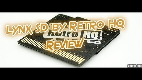 Atari Lynx Multi Card Lynx SD by Retro HQ