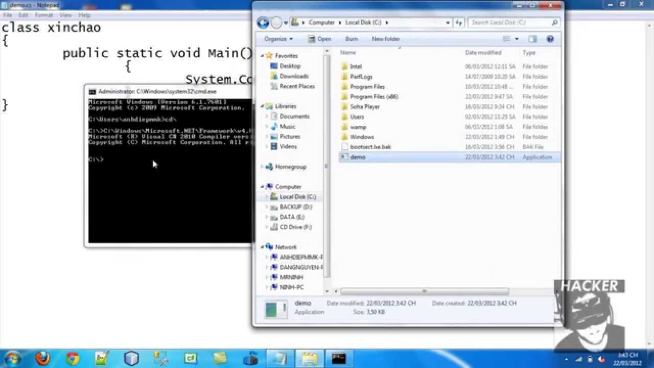 Bài 39: Cách Viết C Trên notepad (Write C on notepad) - YouTube