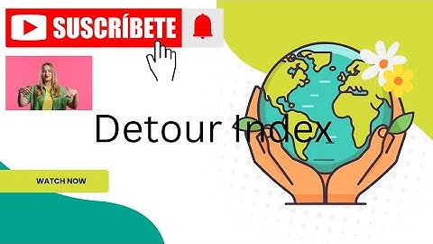 100@success Mastering Transport Network Analysis Using Detour Index