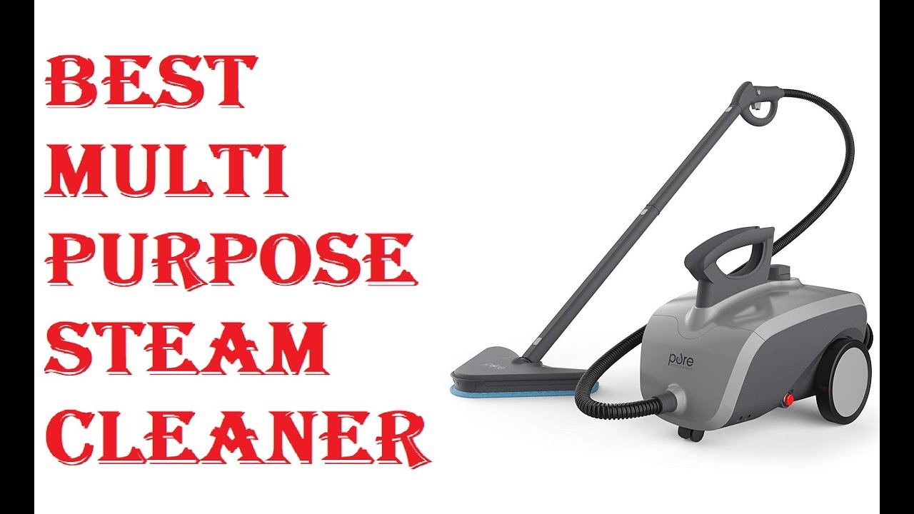 Pure Enrichment PureClean XL Rolling Steam Cleaner - 1500-Watt Multi-Purpose 