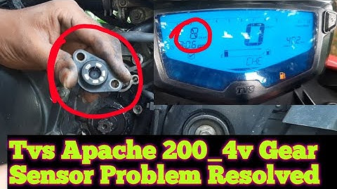 TVS APACHE 200_4V GEAR SENSOR PROBLEM SOLVED