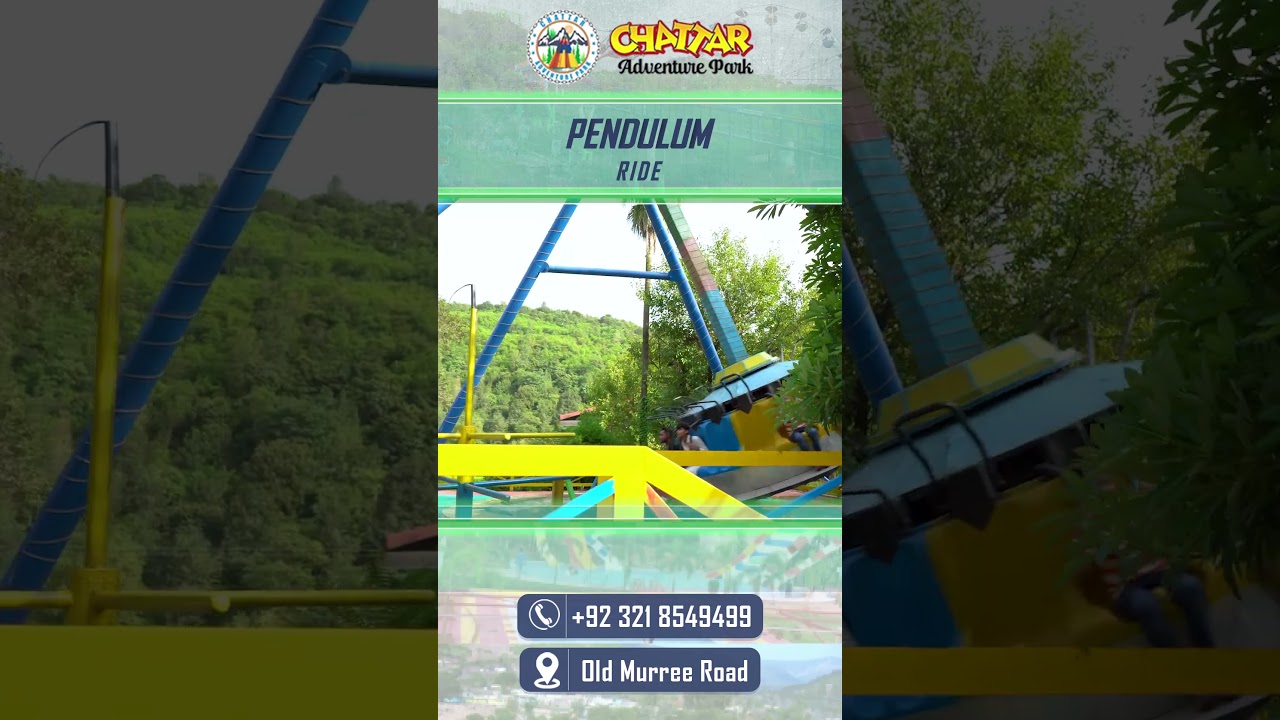 Ready for an exciting swing on the Pendulum Ride at Chattar Park