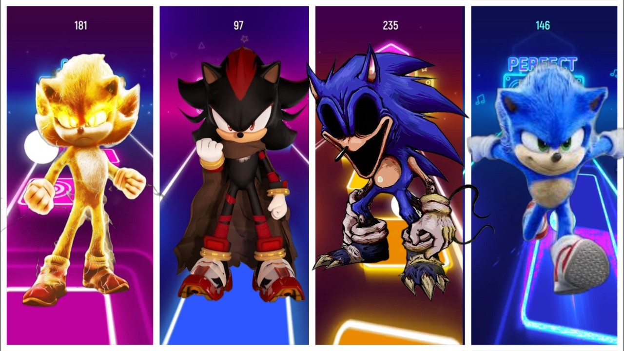 ⚡ Original Sonic 🆚 Shadow the Hedgehog 🆚 Sonic.EXE 🆚 Shin Sonic #23