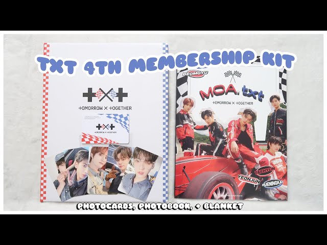 ✨ unboxing txt official fanclub moa membership kit 2023 | 4th ver