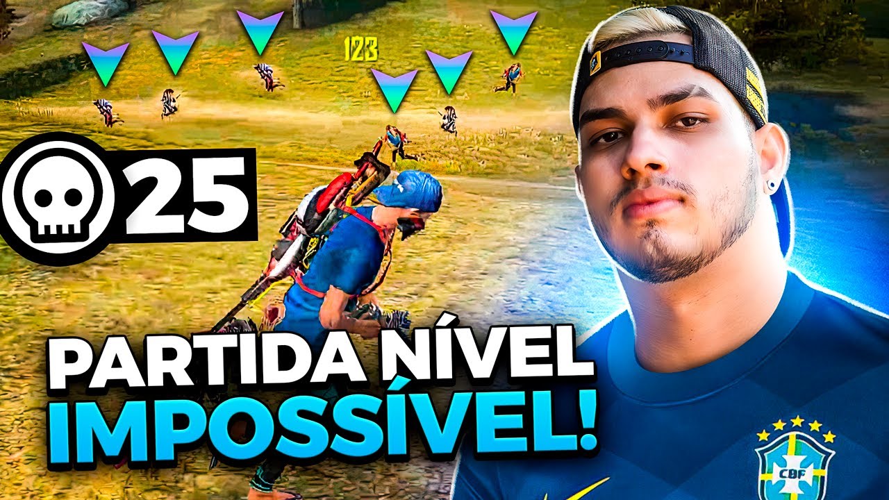 FUI CERCADO PELOS TELADORES E MATEI TODO MUNDO! FREE FIRE