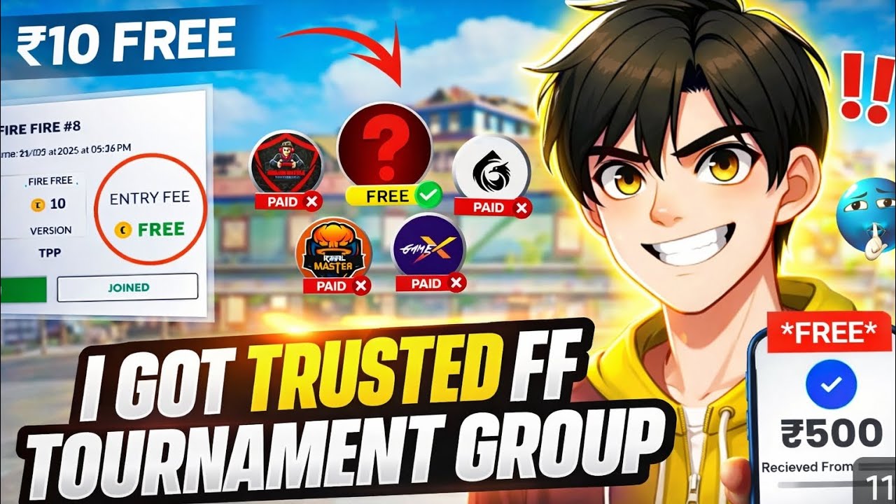 🚫 Trusted FF Tournament Group EXPOSED | Join Karna Bhool Thi