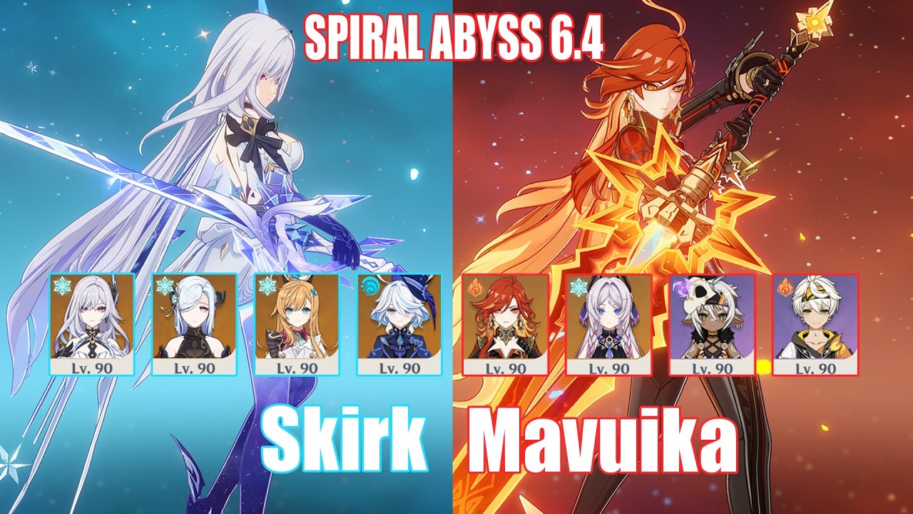 C0 Skirk & C0 Mavuika | Spiral Abyss 6.4 | Genshin Impact