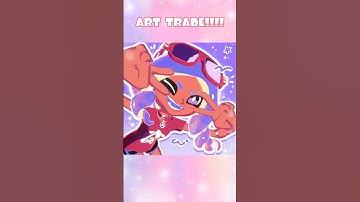 Art trade with mitsu!! #splatoon3 #splatoon #splatoon2 #inklinggirl #octoling