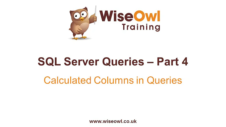 SQL Server Queries Part 4 - Calculated Columns in Queries