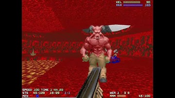 [Doom 2] The Twilight Zone Map01 "Nazi Combat Base" UV-Max in 4:03