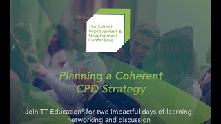 Planning a Coherent CPD Strategy #SIDC2023
