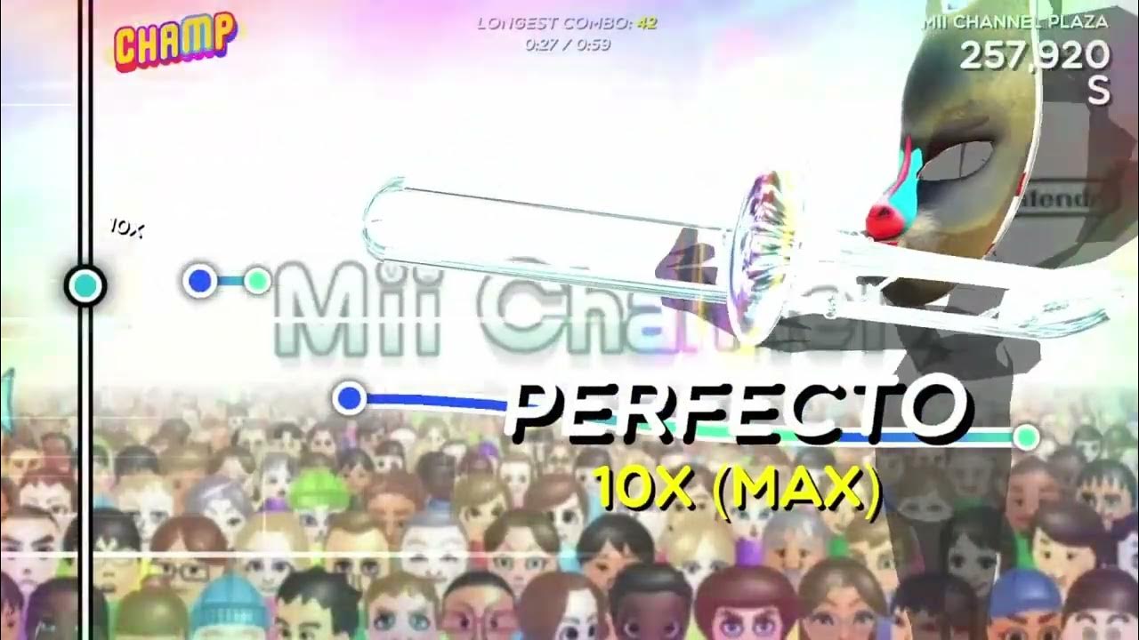 Mii Channel (Plaza theme) Trombone champ custom song YouTube
